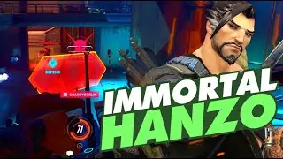 WHEN HANZO LITERALLY CAN'T DIE!! | Overwatch 2 Gameplay  