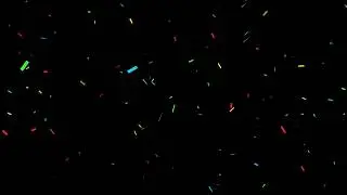 4K Falling Paper Particles For Ceremony Free Video Background.