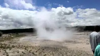 Spasm Geyser at Yellowstone National Park