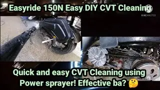 Quick&Easy (Tae content) CVT Cleaning using Power Sprayer after malub-lob sa baha! Effective ba?😂