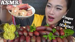 ASMR FULL FACE *FINGER LIME (RELAXING EATING SOUNDS) LIGHT WHISPERS | SAS-ASMR