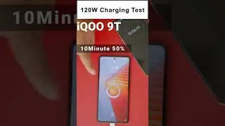 IQOO 9T CHARGING TEST