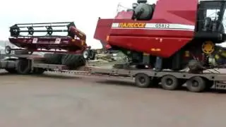 Перевозка комбайнов