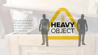 Hekman 9300 L Desk Assembly Instructions