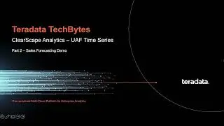 TechBytes: Sales forecasting with Unbounded Array Framework