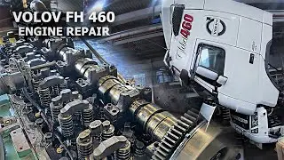 VOLVO FH 460 ENGINE REPAIR / MILEAGE 1.5 MILLION / D13 ENGINE / SUBTITLE