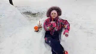 Конкурс снежных фигур...