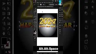 How to create 3d Text in Adobe Illustrator - 3d Material in Adobe Illustrator