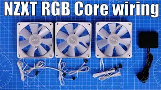 How to connect NZXT F120 and F140 Core RGB Fans