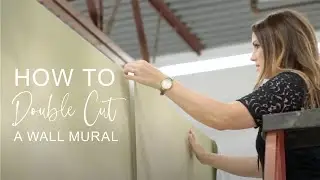How To Double Cut A Wall Mural