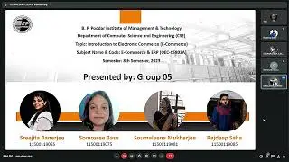 Introduction to Electronic commerce (E-commerce)