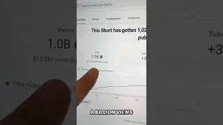 HOW MUCH YOUTUBE PAID ME FOR 1 BILLION VIEWS