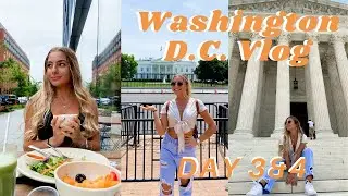 Washington, D.C. Days 3 & 4 Vlog | Laduree Taste Test, Art, & Georgetown