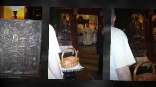 Pascha Liturgy in front of the Church, Monday, April 25 2011