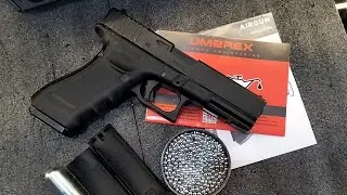 Umarex Airgun Glock 17 Gen 4 (Takedown Slide) unboxing and testing #airgun