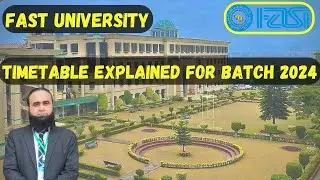 Fast Universality | Timetable Explained for 2024 Batch