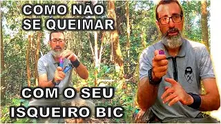 🔐EU te dou a DICA de como USAR seu ISQUEIRO com SEGURANÇA e sem se queimar, dica do Bic Handy.