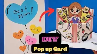 Diy Pop Up Card | Mother's Day Pop Up Card | Box Pop Up Card