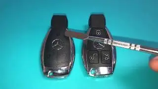 Замена батарейки в ключе Мерседес / Replacing battery in the Mercedes key