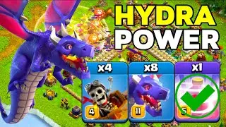 Ultimate Hydra : TH16 Dragon + Dragon Rider Hydra Wrecking Legend League Attacks!