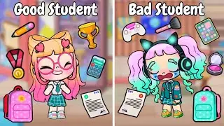 Good Student VS Bad Student 👍👎 🎒 ✏️| Toca Boca | Avatar Story
