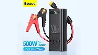 Baseus инвертор 500W 12-220V с чистой синусоидой