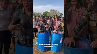 Commando girls ice bath 🔥😱 
