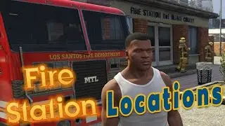 Where in GTA 5 is the fire station?
