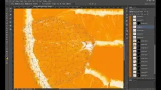 Speed Art: How to Create a 3D Fruit Textured Text Effect