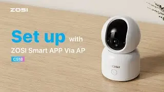 ZOSI C518 Indoor Security Camera Connection via AP