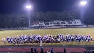 The 2021-2022 CNU Marching Captains Exhibition at the 2021 Bands Along the Bay Competition