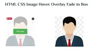 8- HTML CSS Image Hover Overlay Fade in Box