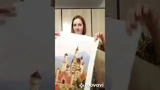 Замок Нойшванштайн от Риолис/ вышивка крестиком/ #рукоделие