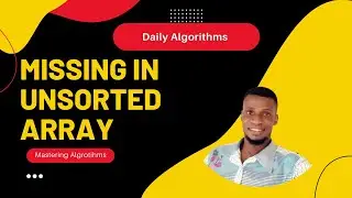Missing Number in Unsorted Array  (Day 15) -  O(n)Time , O(1) Space
