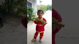 Tembak Tembakan dari pelepah pisang