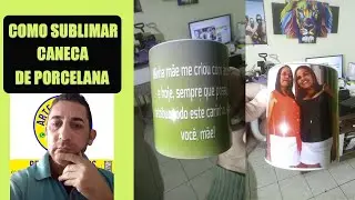 SUBLIMAÇÃO EM CANECA DE PORCELANA