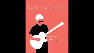 Speed Design - Music for Change Promo Poster Red