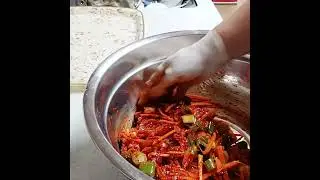 오징어젓갈만들어봤어요.