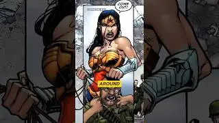 Wonder Woman stops a cruel general to save women and children. 