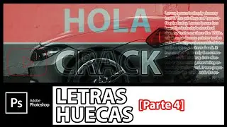 ► Como hacer un Texto Sin Relleno en Photoshop [ Parte 4 ✂ ]