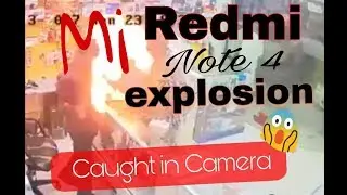 Xiaomi redmi note 4 explosion video !!! 😱😱😱
