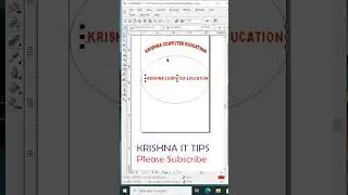 how to create round text in corel draw