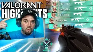 BOOMER CLUTCHES 1V5 W/ ALL HEADSHOTS| 100T Hiko VALORANT Stream Highlights