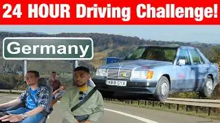 24 HOUR Driving Challenge In A Mercedes W124! @UPnDOWN Sophie's Legacy 24h Challenge