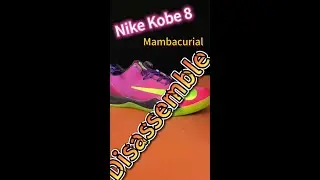 Disassemble A Pair $100 Basketball Shoes Nike Kobe 8 Mambacurial #nike #basketballshoes #kobe