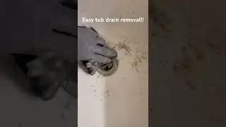 Best tool to remove a tub or shower drain!! Is there any other way!? #demo #renovation #diy