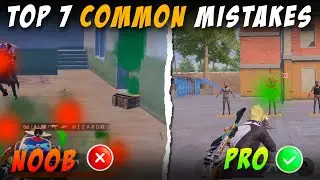 TOP 7 MISTAKES JO AAP 100% KAR RAHE HO 🔥IN BGMI AND PUBG MOBILE GAME TIPS & TRICKS