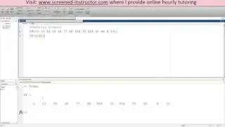 MATLAB- Deleting Elements