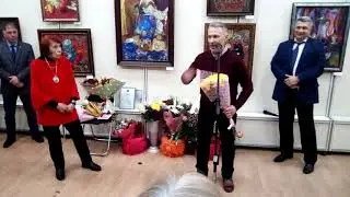 ВЫСТУПЛЕНИЕ  ЗАСЛУЖЕННОГО  ХУДОЖНИКА  РОССИИ  БЫЧКОВА В.А. 14.02.2020 г.