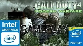 Call Of Duty 4 Modern Warfare Gameplay on Intel HD Graphics+Download Links
